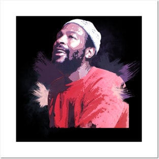 PAINTING ART - MARVIN GAYE SOUL PRINCE Posters and Art